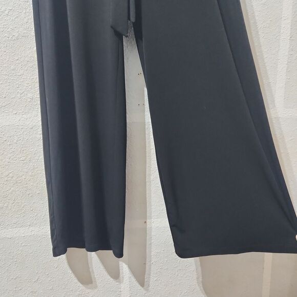 Tahari Black Wide Leg Pants - Picture 3 of 8